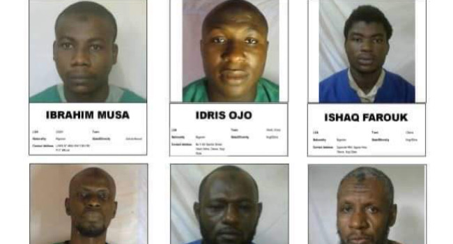 Nigerian govt reveals identities of Boko Haram suspects who escaped from Kuje prison