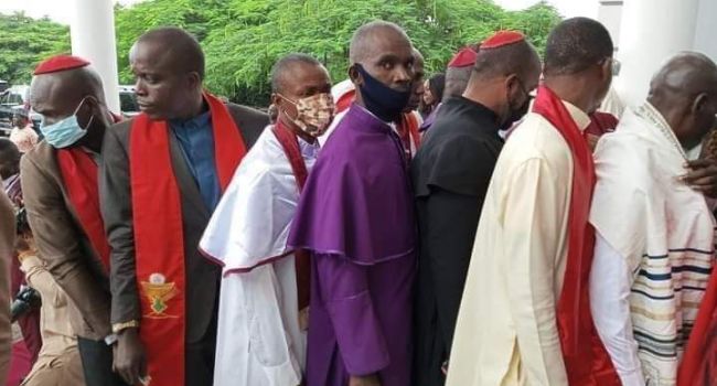 Fake Bishop Saga: Tinubu campaign team claims 'clergymen' at Shettima unveiling upcoming men of God
