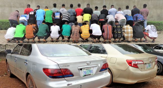 45 Suspects Arrested for Internet Fraud in Enugu