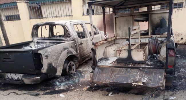 Bloodbath as gunmen attack Imo police station, kill, burn four officers