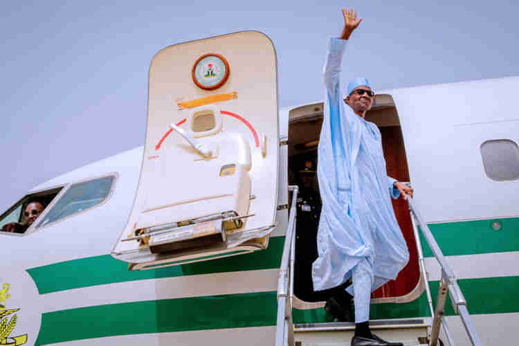 Buhari jets out to London for King Charles’ coronation 