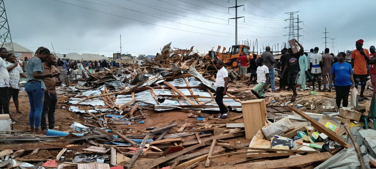 FCDA demolishes popular building materials market in Abuja
