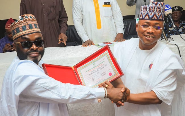 INEC presents certificates of return to Gov Diri, Kogi gov-elect, Ododo