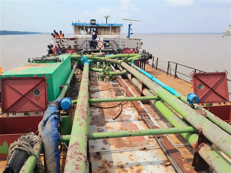 Captain of impounded vessel claims ignorance of how crude got into his ship