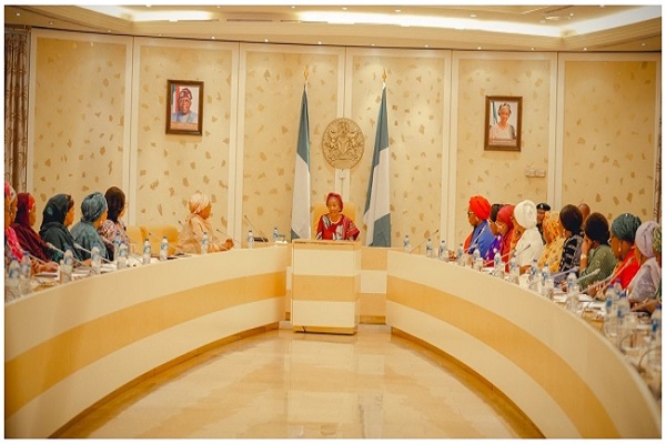 First Lady, Remi Tinubu, meets governors' wives in Abuja